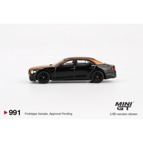 MINI GT 00991 BENTLEY FLYING SPUR 2024 Orange Flame/Onyx
