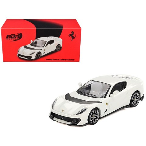 MINI GT BBR MODELS 64010 FERRARI 812 Competizione 2024 Bianco Avus