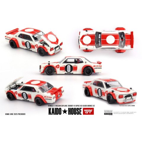 MINI GT KAIDO HOUSE 211 NISSAN SKYLINE GT-R (KPGC10) KAIDO WORKS V2 1969