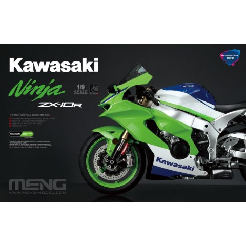 Meng MT-007S Kawasaki Ninja ZX-10R Pre-Colored Edition 1/9