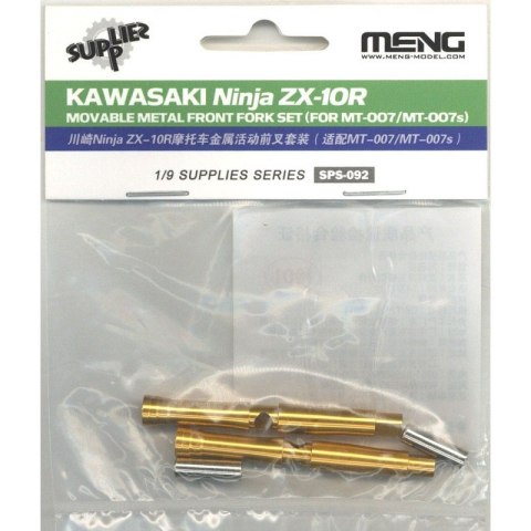 Meng SPS-092 Kawasaki Ninja ZX-10R Movable Metal Front Fork Set (for MT-007/S)