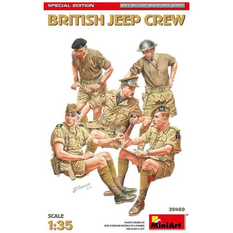 Mini Art 35469 British Jeep Crew Special Edition