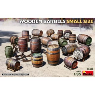 Mini Art 35658 Wooden Barrels Small Size