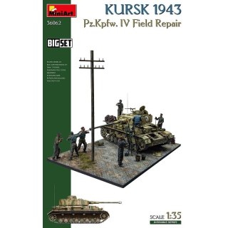 Mini Art 36062 Kursk 1943 Pz.Kpfw. IV Field Repair Big Set