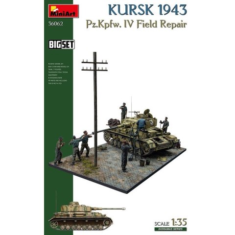 Mini Art 36062 Kursk 1943 Pz.Kpfw. IV Field Repair Big Set