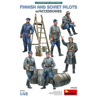 Mini Art 49022 Finnish and Soviet Pilots w/ Accessories