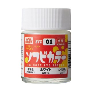 Mr.Hobby SVC-01 Soft Vinyl Color White (18 ml)
