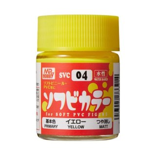 Mr.Hobby SVC-04 Soft Vinyl Color Yellow (18 ml)