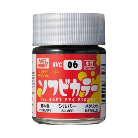 Mr.Hobby SVC-06 Soft Vinyl Color Silver (18 ml)