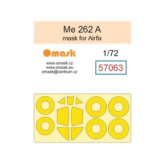 Omask 57063 1/72 Me 262 A Mask (for Airfix)