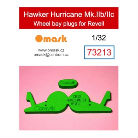 Omask 73213 1/32 Hawker Hurricane Mk.IIb/IIc Wheel Bay Plugs (for Revell)