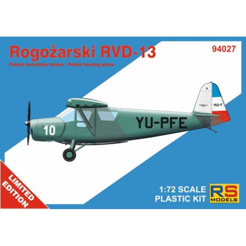 RS Models 94027 Rogozarski RVD-13 Polish Touring Plane