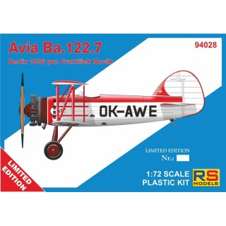 RS Models 94028 Avia Ba. 122.7 Berlin 1936