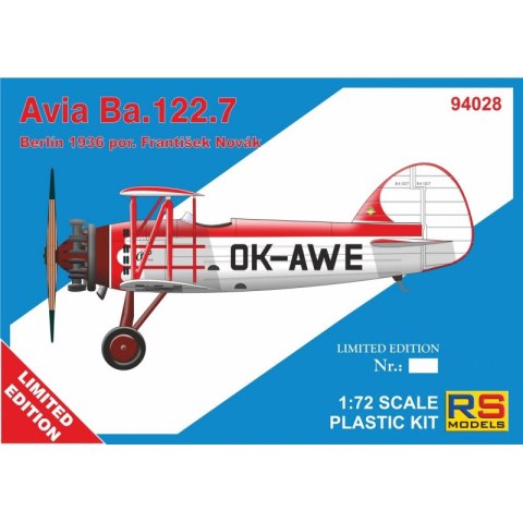 RS Models 94028 Avia Ba. 122.7 Berlin 1936