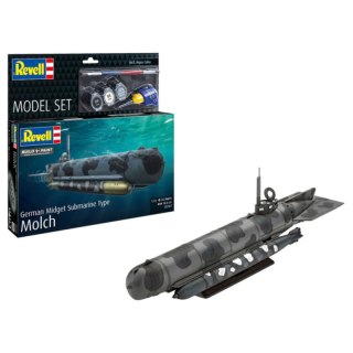 Revell 65187 Model Set 1/72 German Midget Submarine Molch