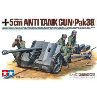 Tamiya 35392 1/35 German 5cm Anti-Tank Gun (Pak38)