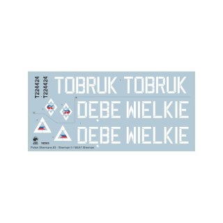 Toro 16D03 Polish Shermans vol.3 Sherman II / M4A1 Carpathian Lancers Regiment 2nd Polish Corps, Italy (for ILK61617)