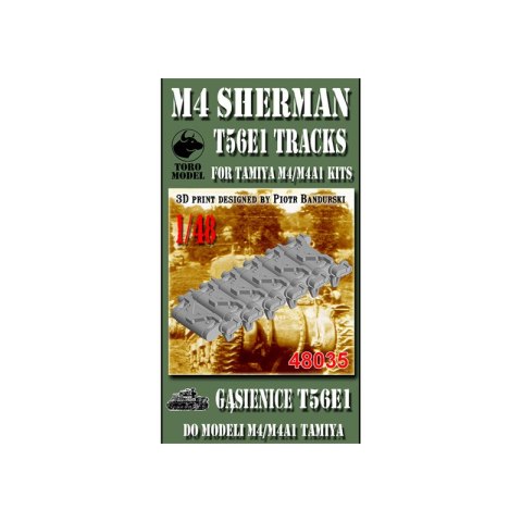 Toro 48035 M4 Sherman T56E1 Tracks for Tamiya M4/M4A1 Kits