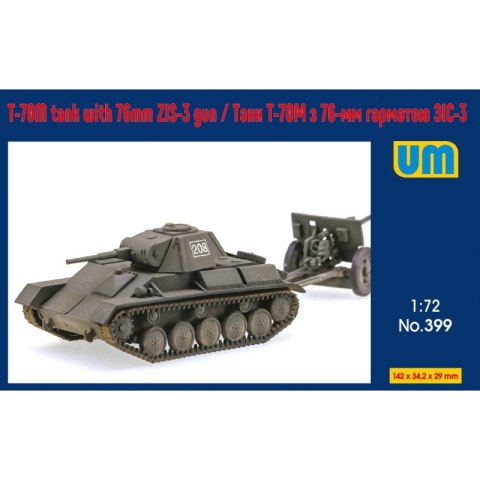 UM 399 T-70M Tank with 76 mm ZIS-3 Gun
