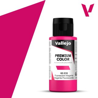 Vallejo 62036 Premium Color Fluorescent Magenta (60 ml)