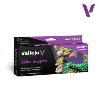 Vallejo 72195 Fantasy Color Set Aztec Dragons (8 x 18 ml)