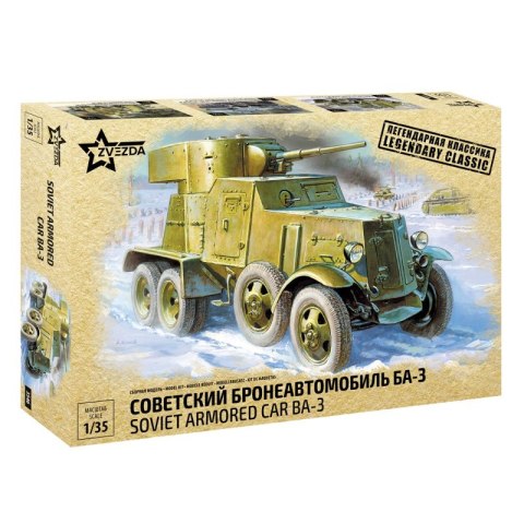 Zvezda 3546 Soviet Armored Car BA-3 1/35