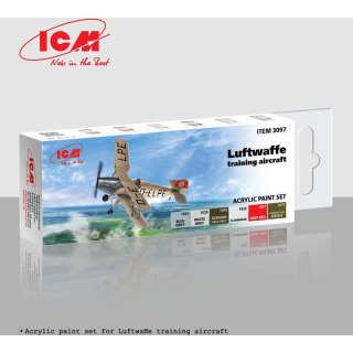 ICM 3097 Acrylic Paints Set Luftwaffe Training Aircraft