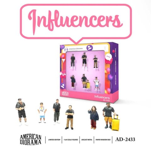 MINI GT AD2433 1:64 Zestaw figurek FIGURE SET INFLUENCERS 2025