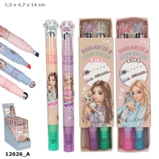 Top Model 12626 Zestaw dwóch zakreślaczy z pieczątką Ilość sztuk w opakowaniu 18