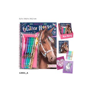 Top Model 12931 Zestaw Glitter Horse Miss Melody z zestawem żelopisów Ilosć sztuk w opakowaniu 12