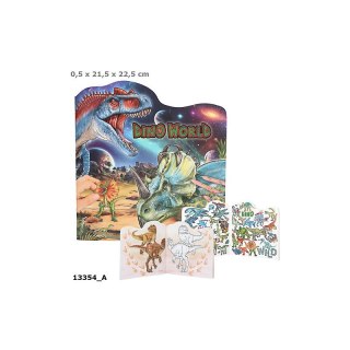 Top Model 13354 Kolorowanka z naklejkami Dino World Ilosć sztuk w opakowaniu 18