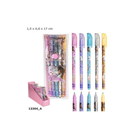 Top Model 13364 Zestaw brokatowych żelpenów Miss Melody Ilość sztuk w opakowaniu 12