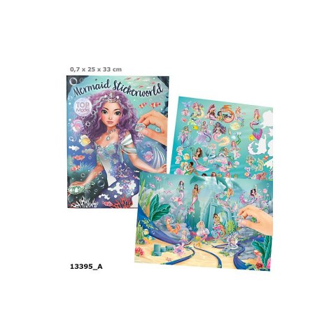 Top Model 13395 Zestaw z naklejkami Syrenka Ilosć sztuk w opakowaniu 18