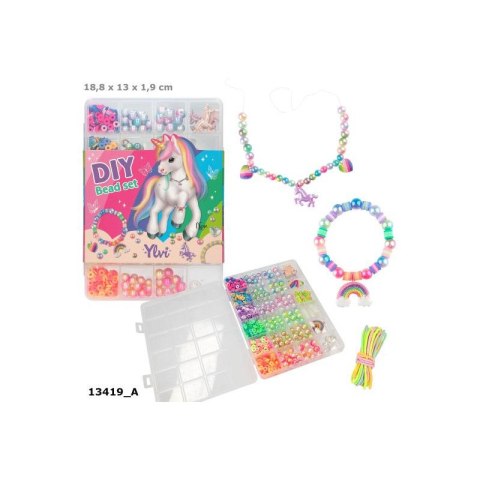 Top Model 13419 Zestaw koralików do robienia bransoletek i naszyjników Jednorożec Ylvi Ilość sztuk w zamówieniu 8