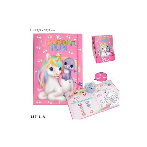 Top Model 13741 Kolorowanka Jednorożec z pluszową zabawką w środku Ylvi Ilość sztuk w zamówieniu 12