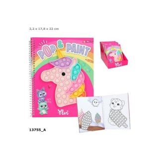 Top Model 13755 Kolorowanka z naklejkami Pop&Paint Jednorożec Ylvi Ilość sztuk w zamówieniu 12