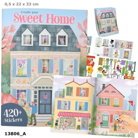 Top Model 13806 Zestaw kreatywny z naklejkami Sweet HomeIlość sztuk w opakowaniu 18