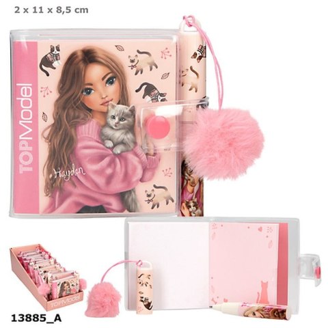 Top Model 13885 Mini notesik z długopisem Fur Ever Friends, 2 wzory Ilość sztuk w opakowaniu 16