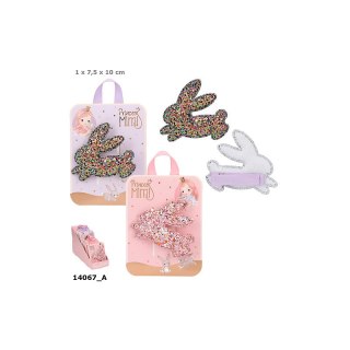 Top Model 14067 Spinka do włosów brokatowy króliczekProncess Mimi, 2 wzory Ilość sztuk w zamówieniu 12