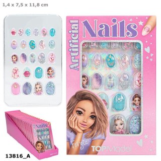 Top model 13816 Sztuczne paznokcie BEAUTY&ME, samoprzylepne, zestaw 24 sztuk Ilość sztuk w opakowaniu 18