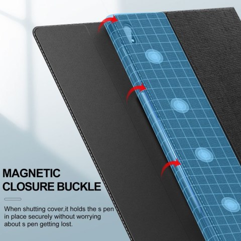 Etui Infiland Classic Stand do Samsung Galaxy Tab S7 FE 5G 12.4 T730 / T736B Black