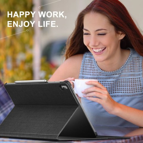 Etui Infiland Classic Stand do Samsung Galaxy Tab S7 FE 5G 12.4 T730 / T736B Black