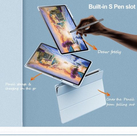 Etui Infiland Crystal Case do Samsung Galaxy Tab S7 FE 5G 12.4 T730 / T736B Blue