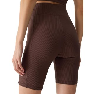 Legginsy damskie 4F F150 ciemny brązowy 4FWSS24TTIGF150 80S