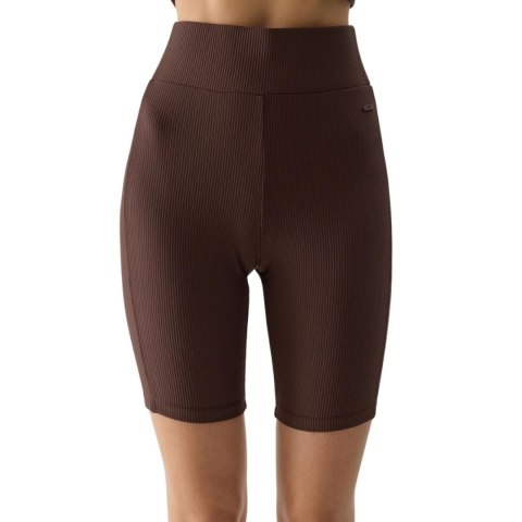 Legginsy damskie 4F F150 ciemny brązowy 4FWSS24TTIGF150 80S Legginsy damskie 4F F150 ciemny brązowy 4FWSS24TTIGF150 80S