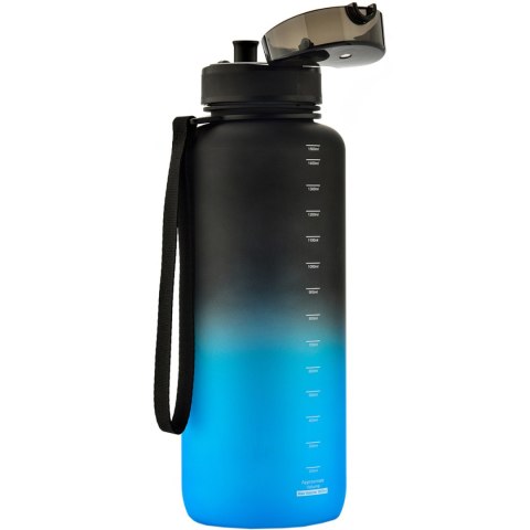 Bidon Meteor 1500 ml czarno-niebieski 10104 Bidon Meteor 1500 ml czarno-niebieski 10104