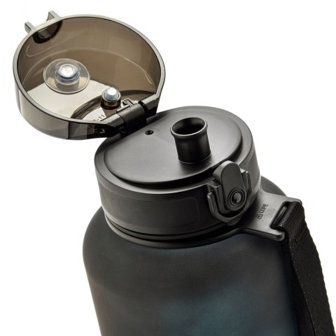 Bidon Meteor 1500 ml czarno-niebieski 10104 Bidon Meteor 1500 ml czarno-niebieski 10104