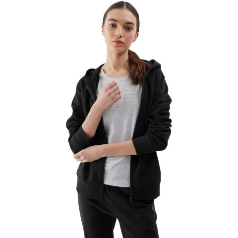 Bluza damska 4F F0956 głęboka czerń 4FWSS24TSWSF0956 20S Bluza damska 4F F0956 głęboka czerń 4FWSS24TSWSF0956 20S