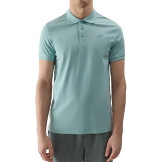 Koszulka męska polo 4F M129 mięta 4FWSS24TPTSM129 47S
