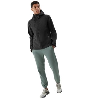 Kurtka męska softshell 4F M224 głęboka czerń 4FWSS24TSOFM224 20S